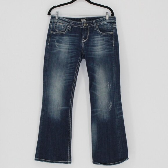 Berock for Express Boot Cut Jeans Women Size 8 R - Picture 1 of 7